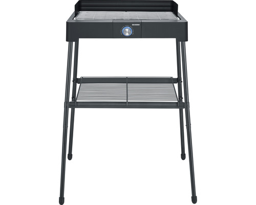 Severin 2,2 kW elektrische grill, zwart, inclusief vetopvangbak, grillrooster en stroomkabel