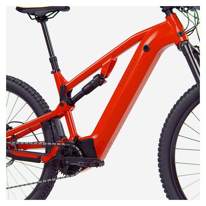 VTT Électrique Tout-Suspendu Rockrider E-Expl 520 S Microshift Advent 10V 500Wh 29'' Rouge Vif 2024
