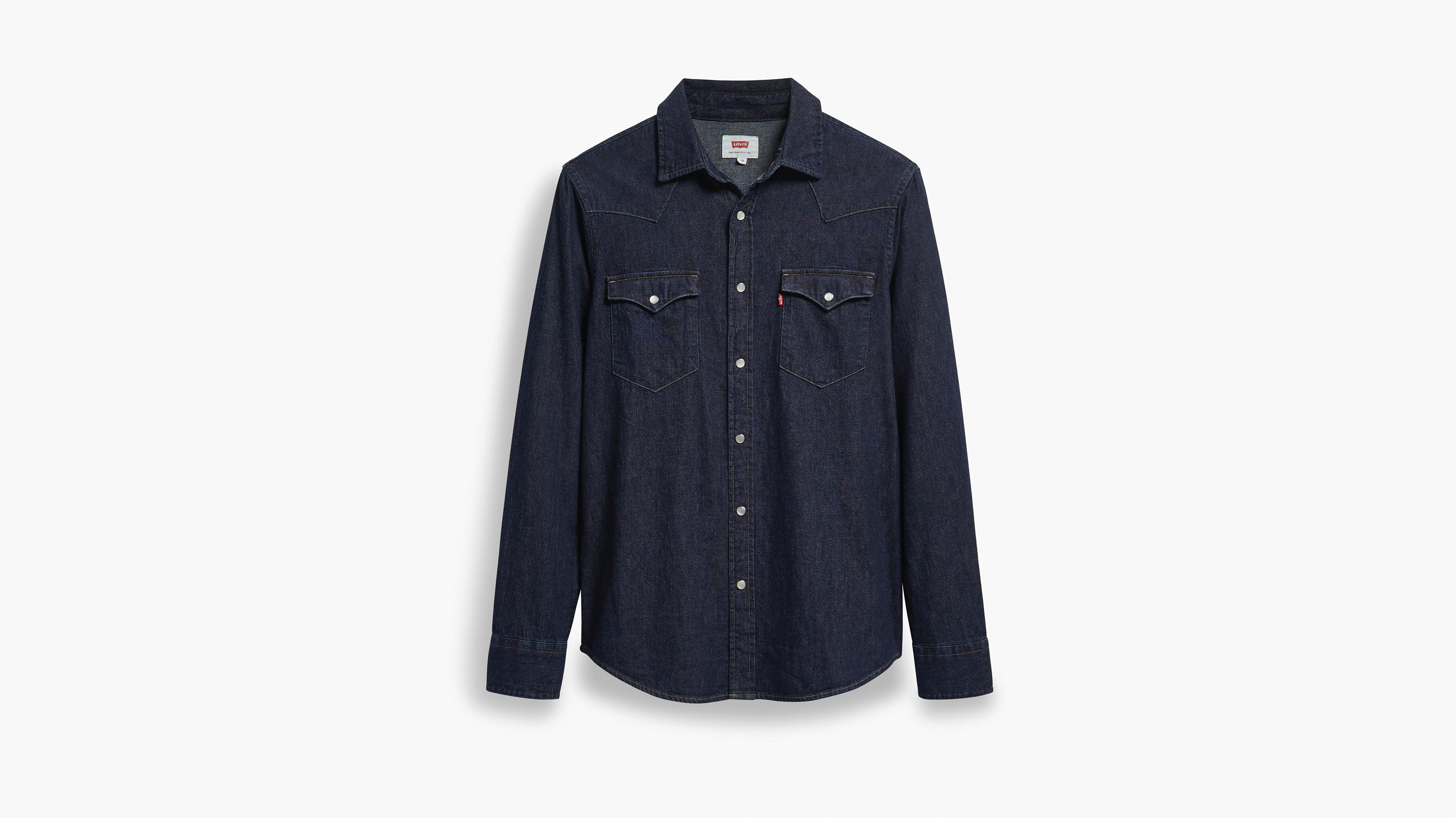 Chemise Western Classique - Red Cast Rinse Takedown - Bleu