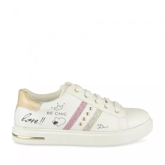 Baskets BLANC LITTLE LOLITA