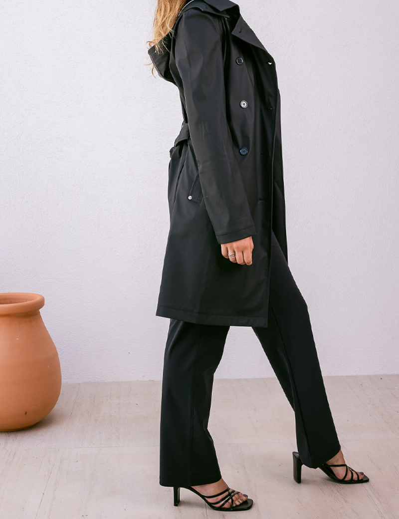 HBT PANTALON JERRY FEMME  LARGE NOIR