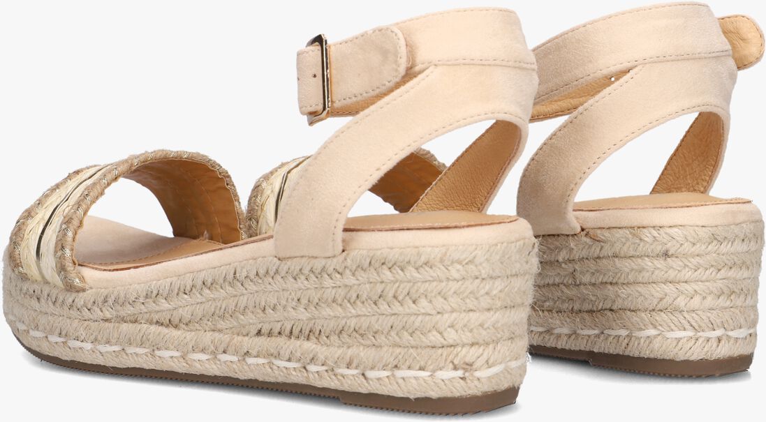 beige ayana sandalen met hak 0047