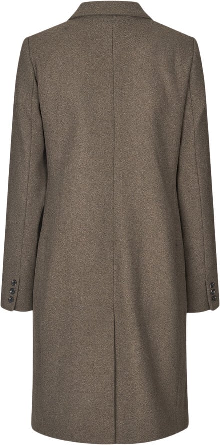 Modström Odelia Wool coat Espresso melange