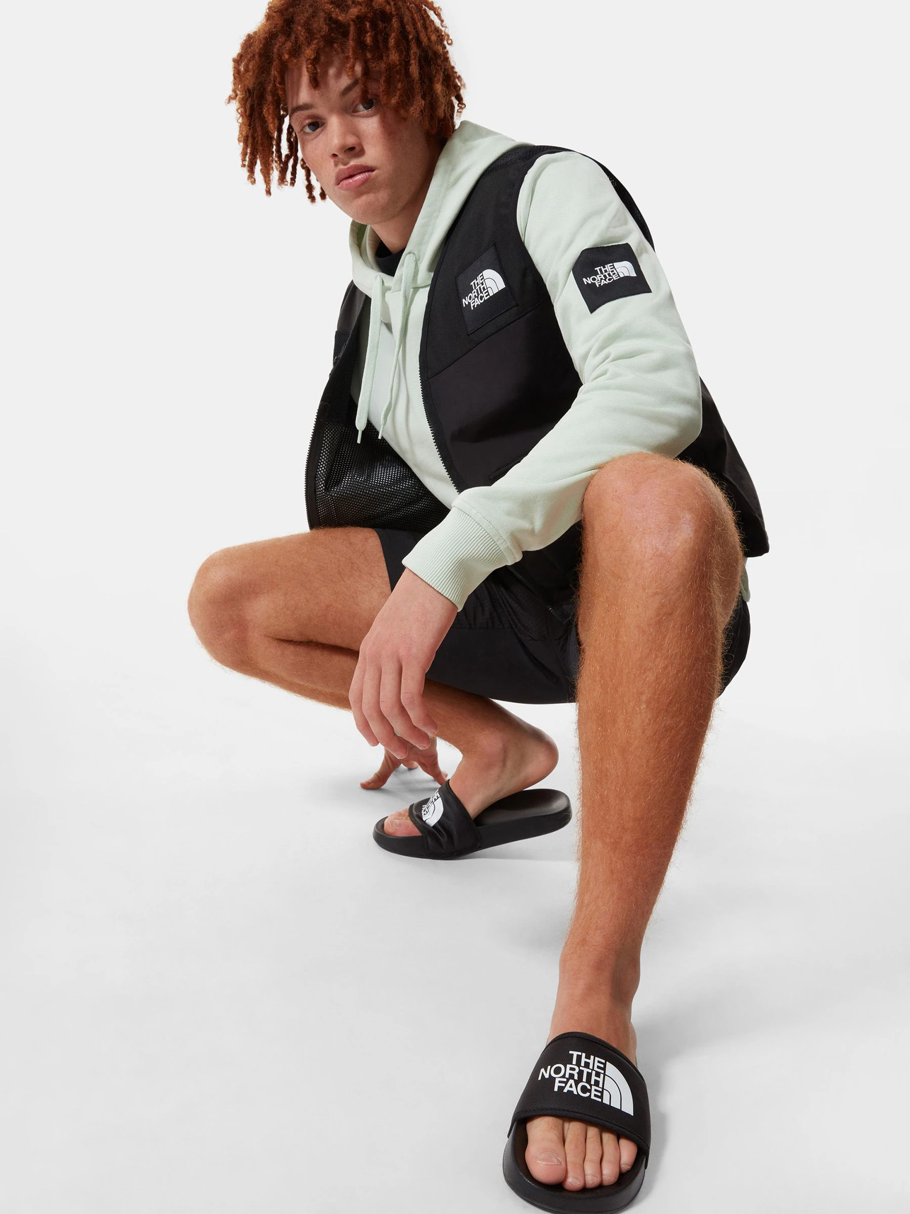 Zwart - The North Face - Base Camp Iii herenslippers