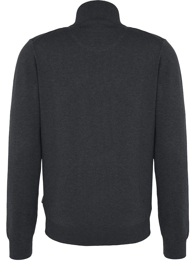 FYNCH-HATTON Strickjacke , mir Reissversschluss und Logo-Stickerei