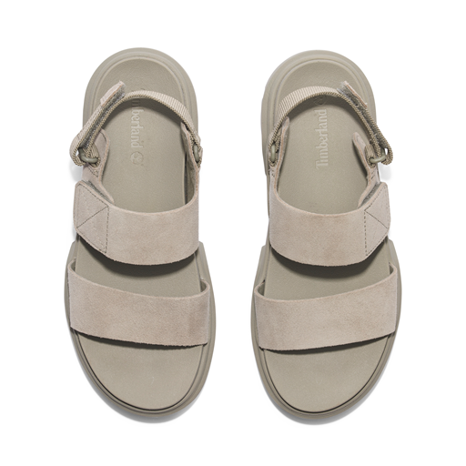 Timberland Greyfield 2-Strap Sandaler, Light Taupe Suede, 41