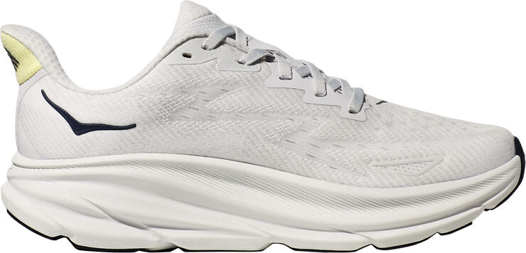 HOKA Clifton 9 Cosmic grey / white