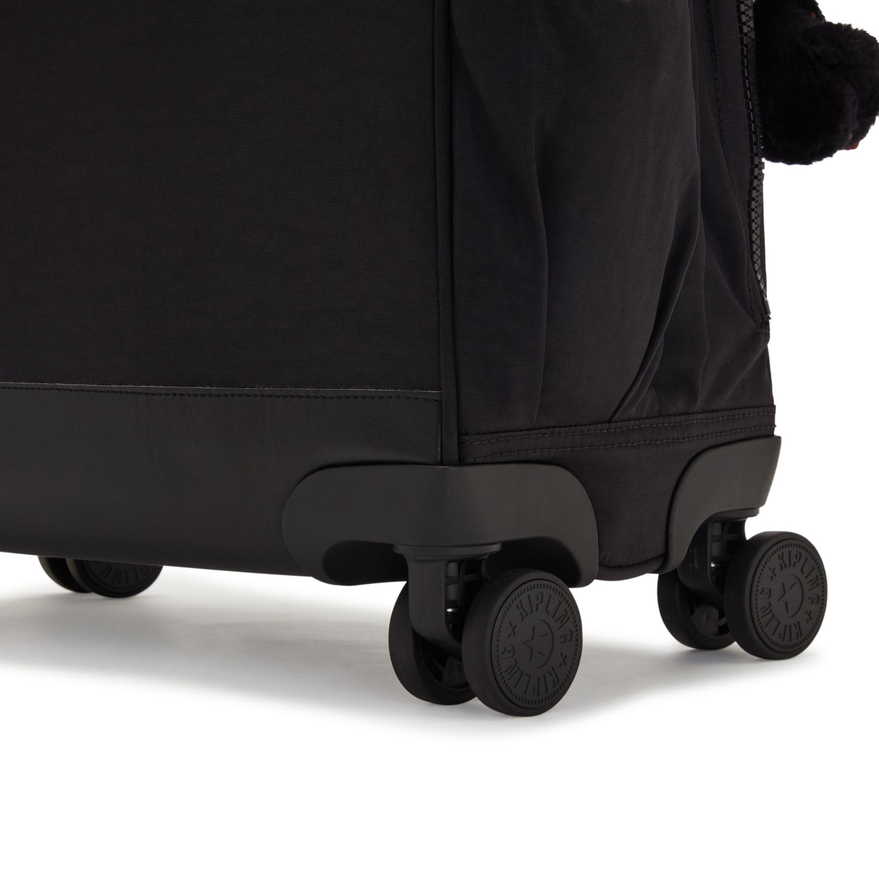 NEW STORIA Sac d'école à 4 roues pour enfants avec compartiment pour ordinateur - True Black