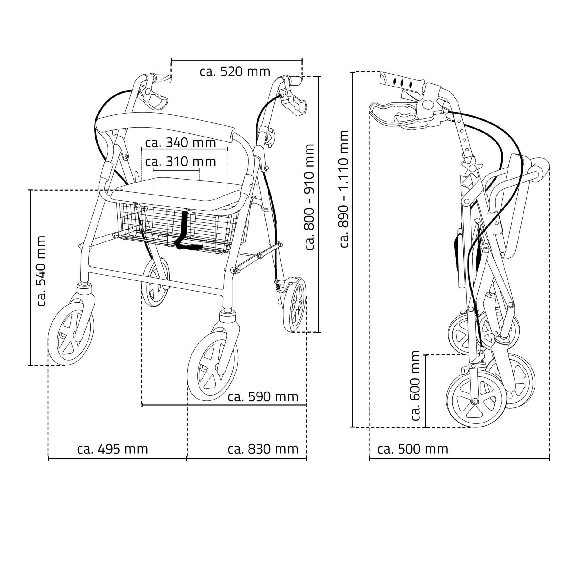 RIDDER Rollator Eco