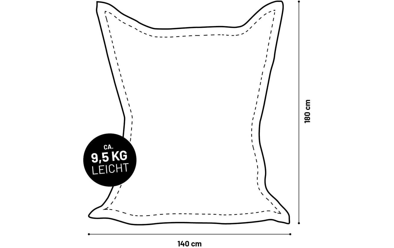 Lumaland Sitzsack »Cord 380 l« Sitzsack für Innen