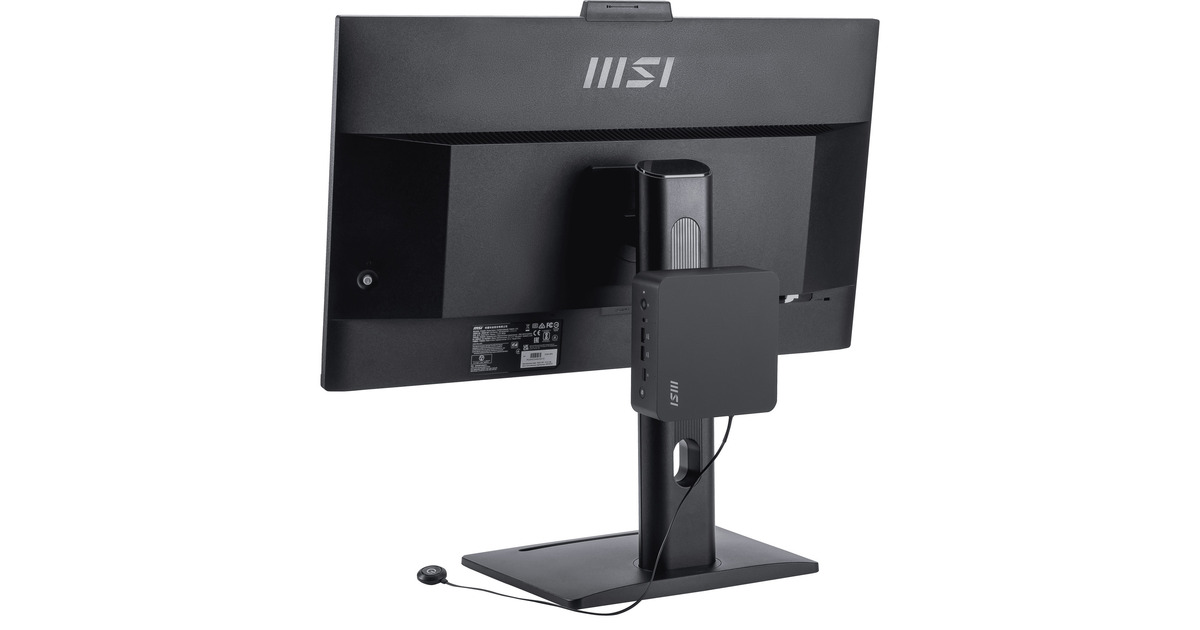 MSICubi NUC AI+ 2MG-001EU pc-systeem  (Zwart | Core Ultra 7 258V | Arc Graphics 140V | 32 GB | 1 TB SSD)