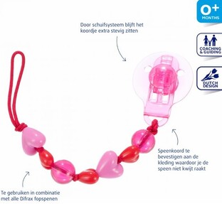 Difrax Hartjes Speenkoord 1ST