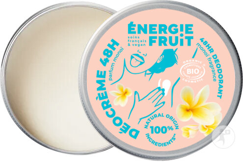 Energie Fruit Déocrème 48h Monoï Bio Pot 45g
