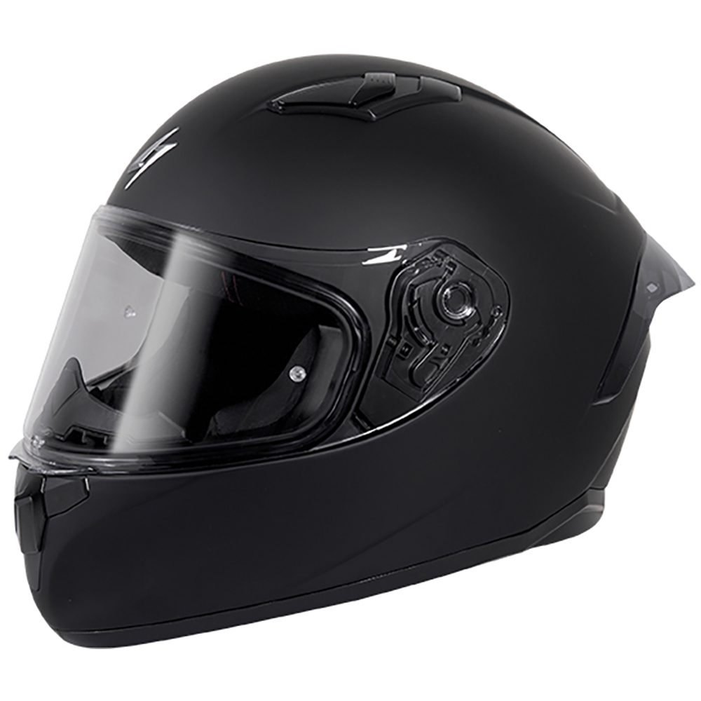 Stormer - Casque ZS 601 Solid Noir Mat