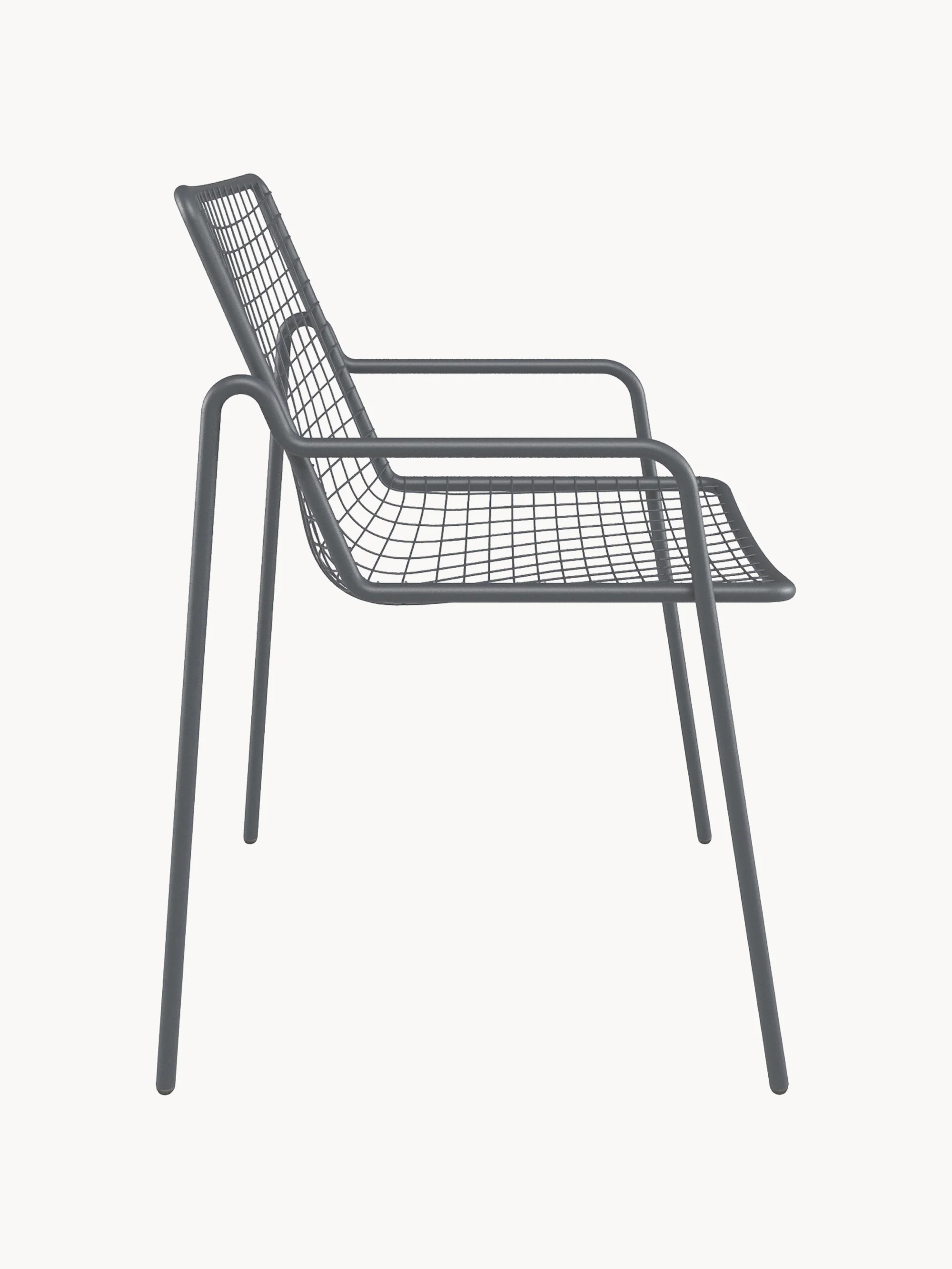 Stapelbare tuinstoel Rio R50 met armleuningen