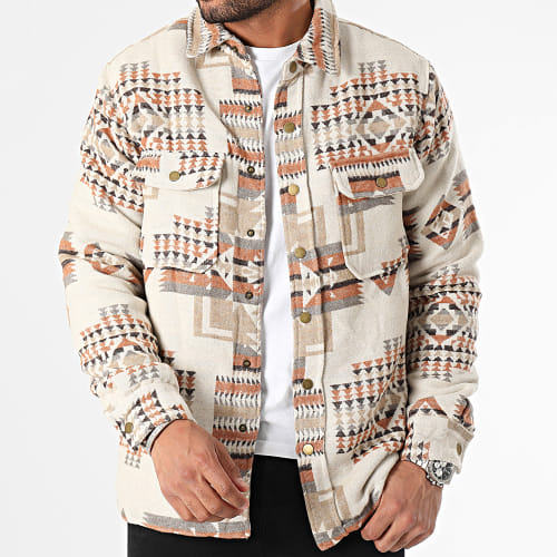 Surchemise Beige Orange