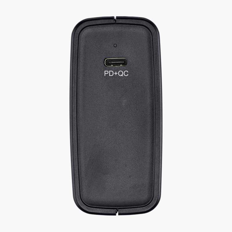USB-ladestasjon, type C, PD og QC 3.0, 60 W