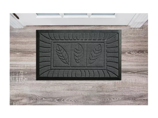 Tapis d'entrée - Gris - 45 x 75 cm