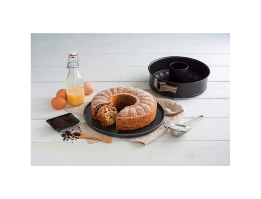 ZENKER - Pâtisserie Moule à manqué et à savarin à charnière 24 cm black metallic...