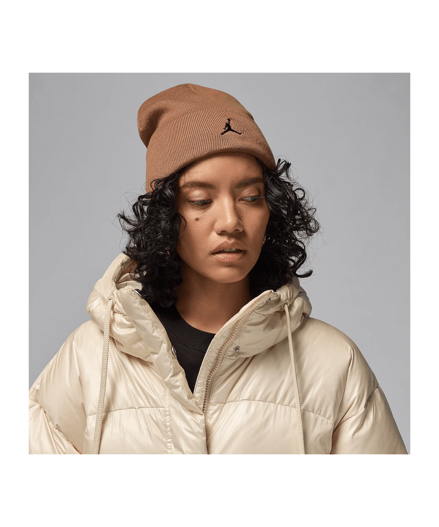 Jordan Peak Beanie Braun F223