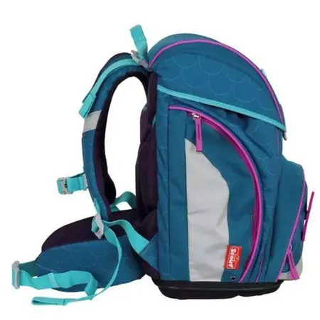 Scout Schulranzenset Alpha Mermaid, 4-teilig