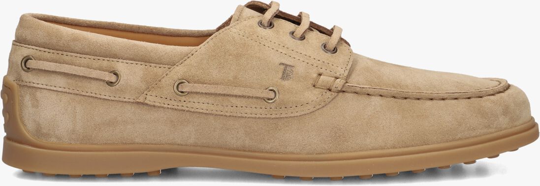beige tod's veterschoenen barca gomma 78l