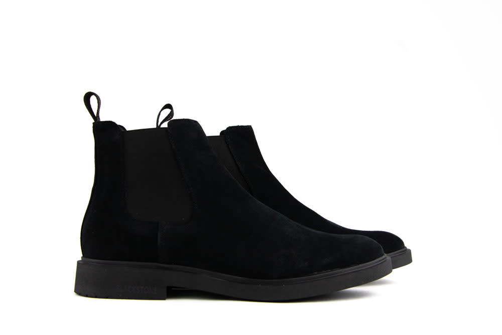 Blackstone Chelsea Boots Owen Zwart Suede