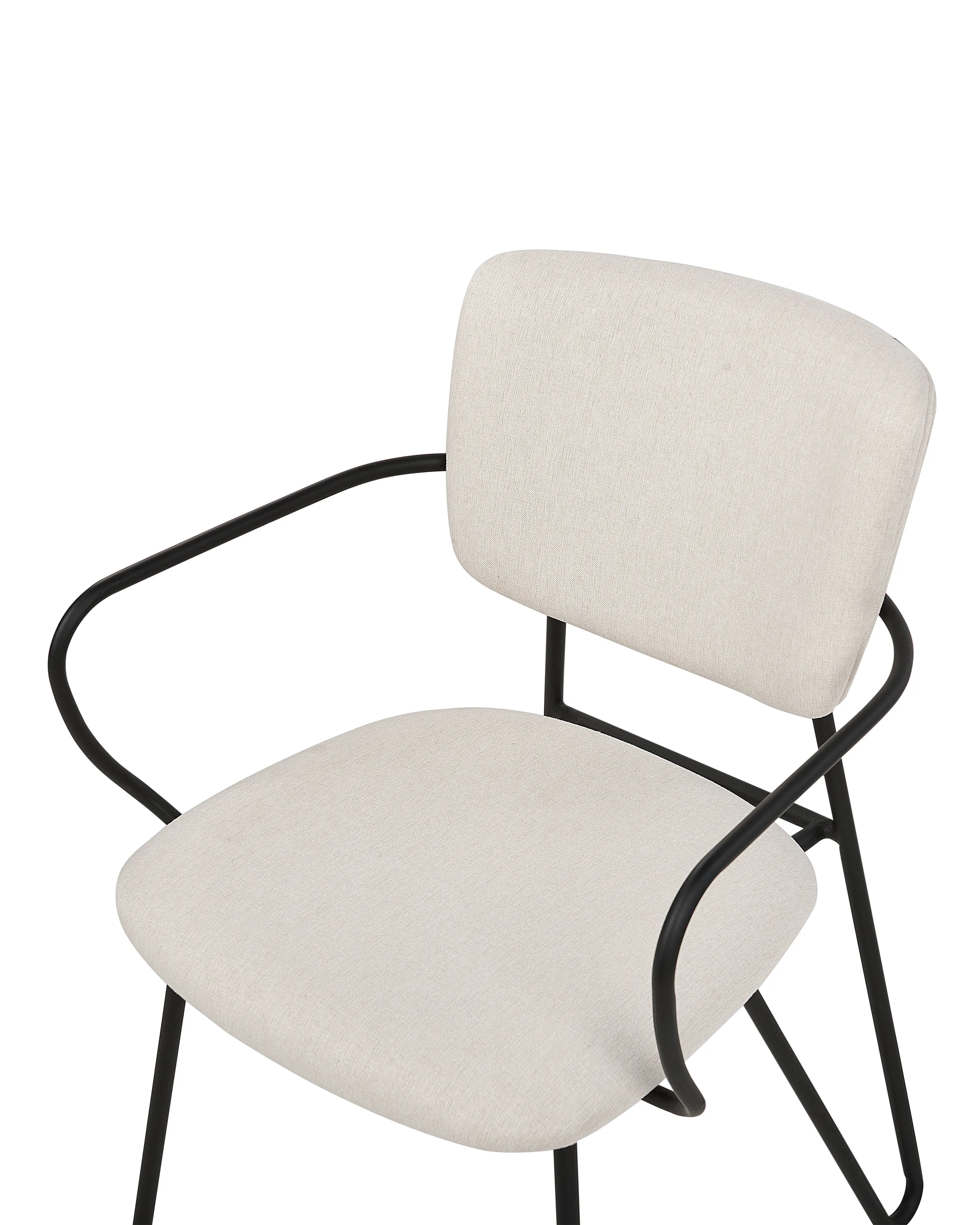 Set van 2 eetkamerstoelen ELKO Gebroken wit