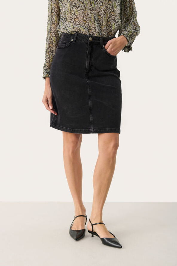 Part Two LejaPW SK Washed black denim