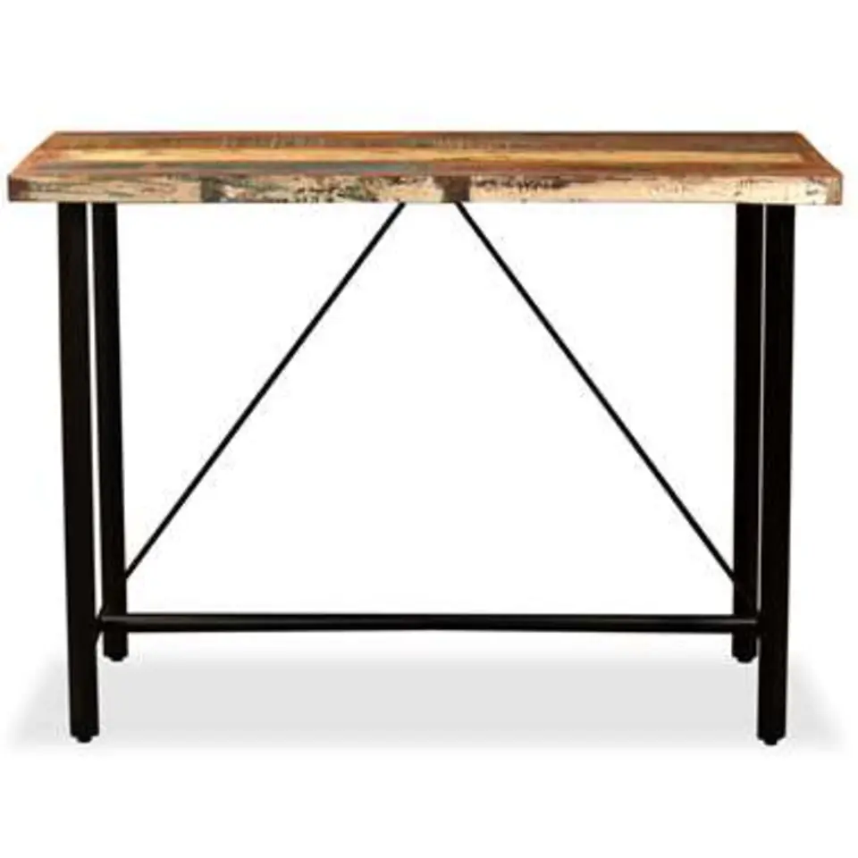 vidaXL - Bartafel - Bruin - Hout - 120 x 60 x 107 cm
