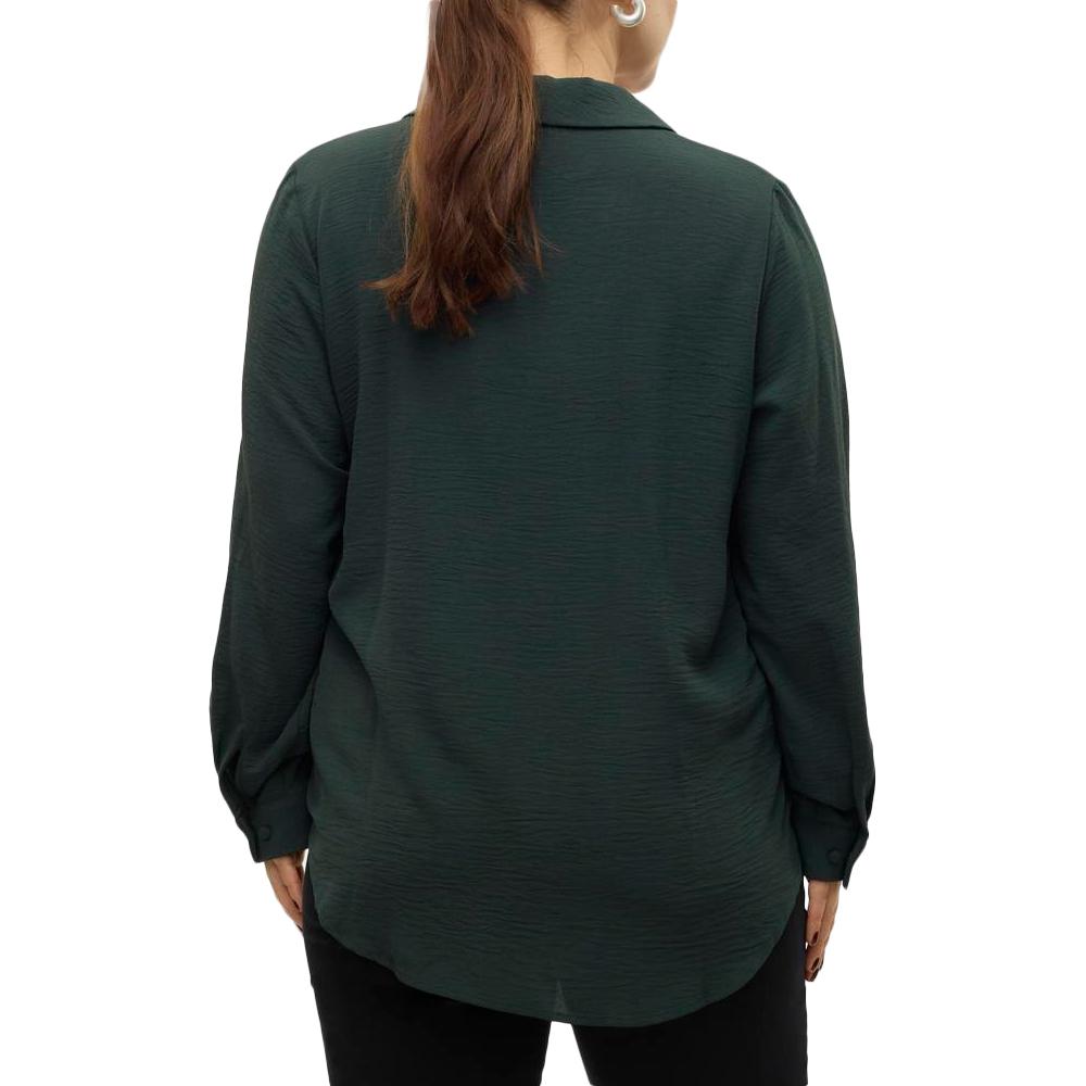 Vero Moda Blouse Verte Femme Vero Moda Curve Calva