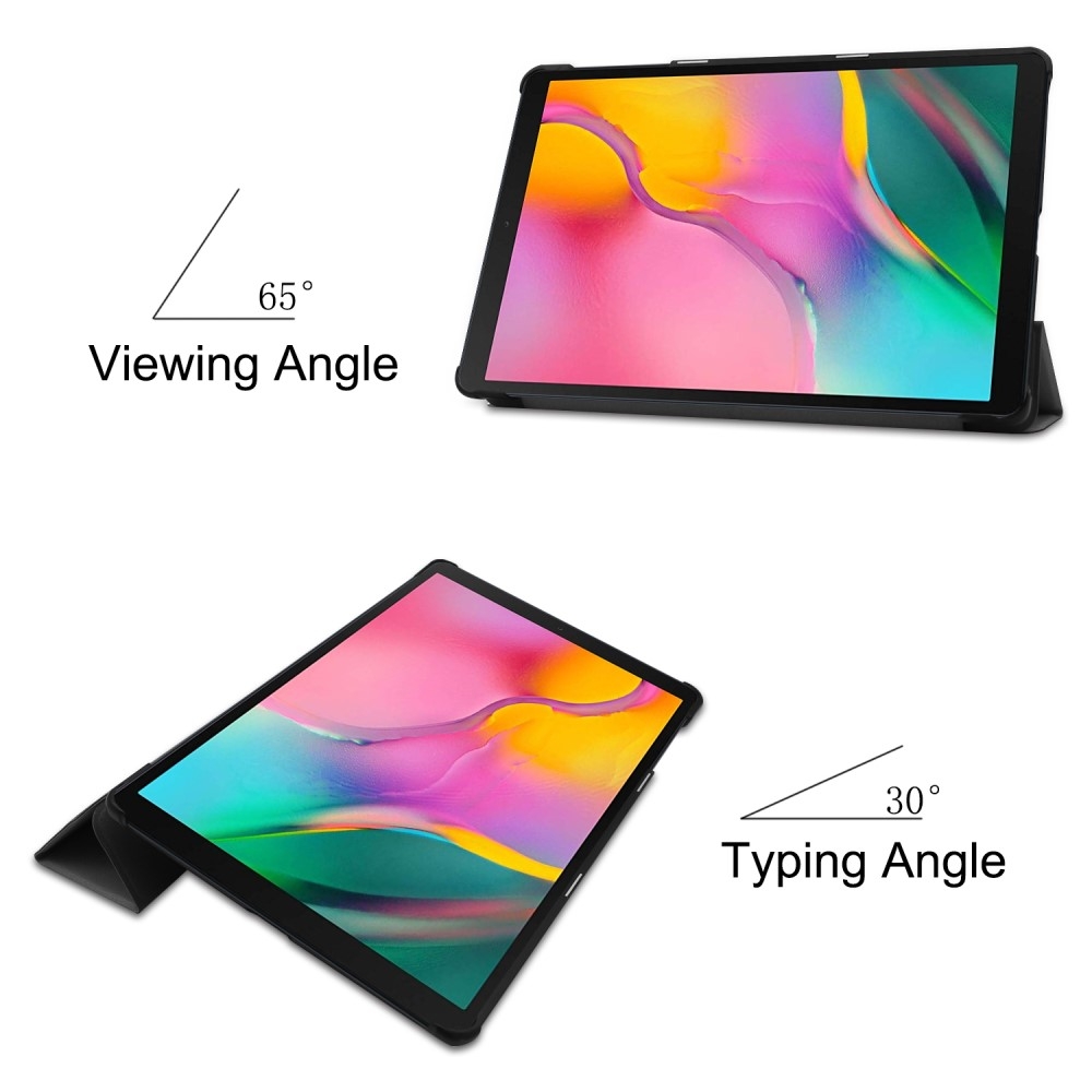 Samsung Galaxy Tab A 10.1 (2019) Leder Tasche Smart Cover Hülle - Grau