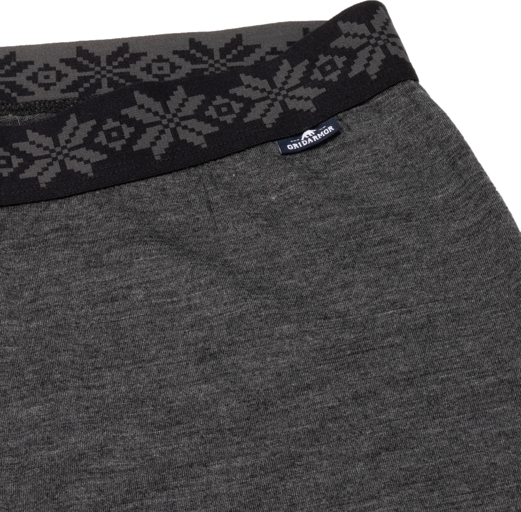 Gridarmor Viks Wool Undertøy Longs Wmn Dk. Greymelange