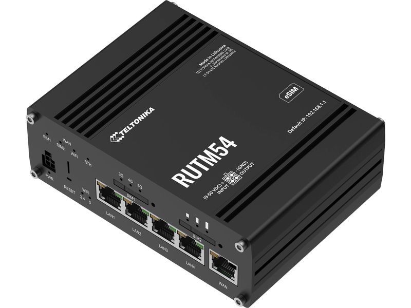 Teltonika 5G-Router RUTM54 5G-Router mit Telit-Modem