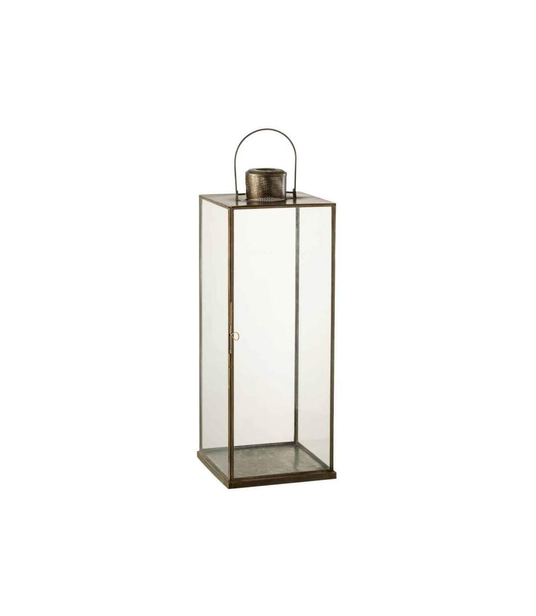 Paris Prix - Lanterne Design En Verre filona 56cm Bronze
