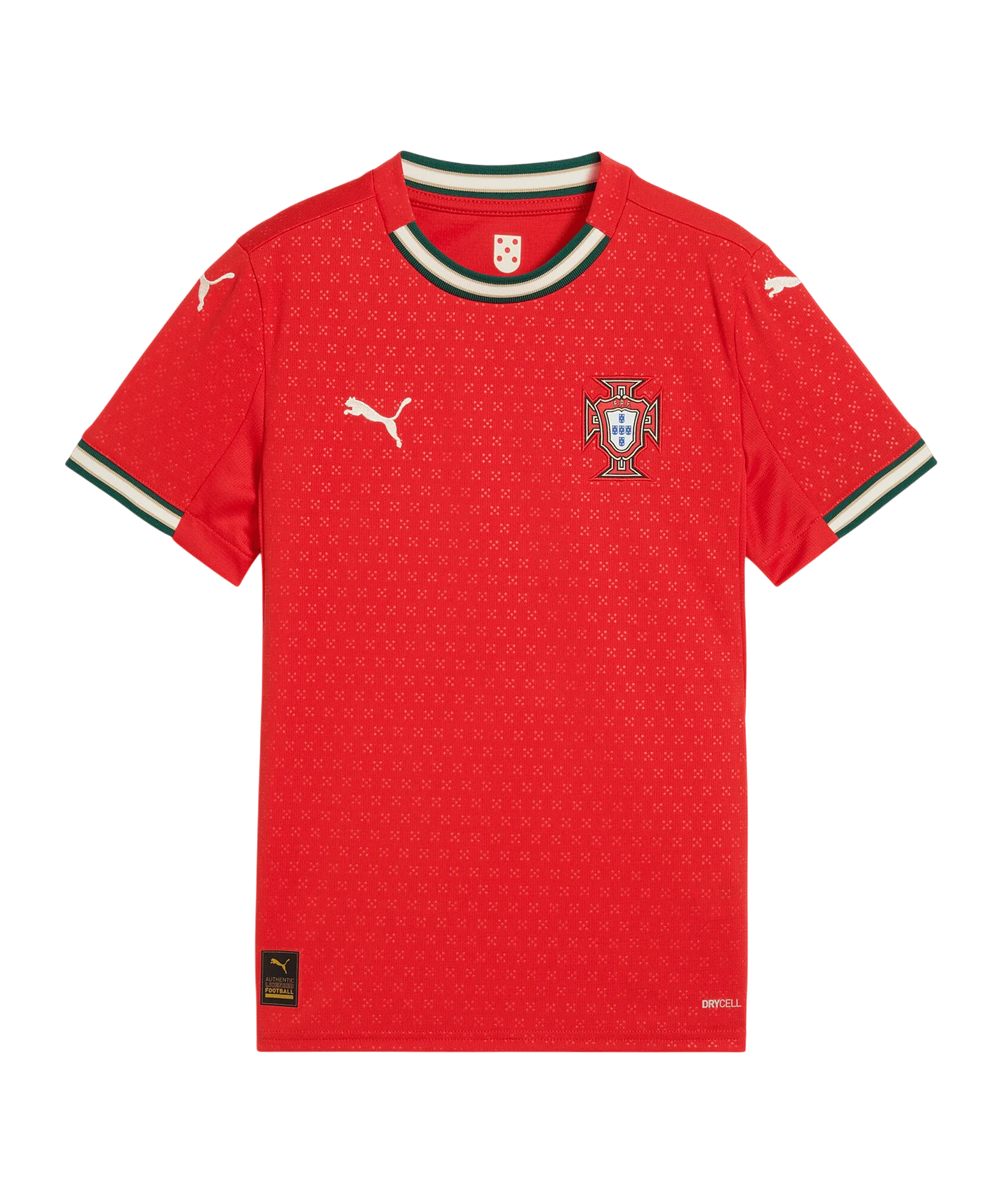 PUMA Portugal Jr Trikot Home 2025 Kids Rot F01