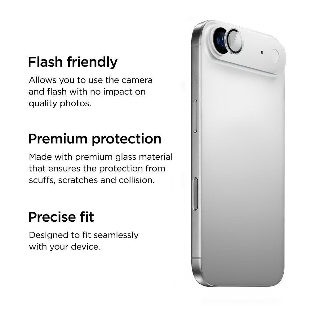 iPhone Air Mountain Glass Lens Ring Clear Kameralinsen Schutzring Case Friendly (EGSP01066)