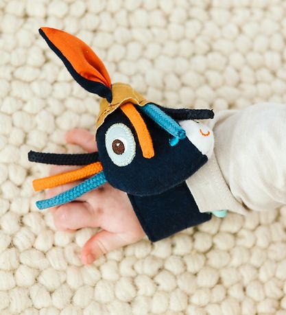 Lilliputiens Rassel m. Armband - Ignace - Navy