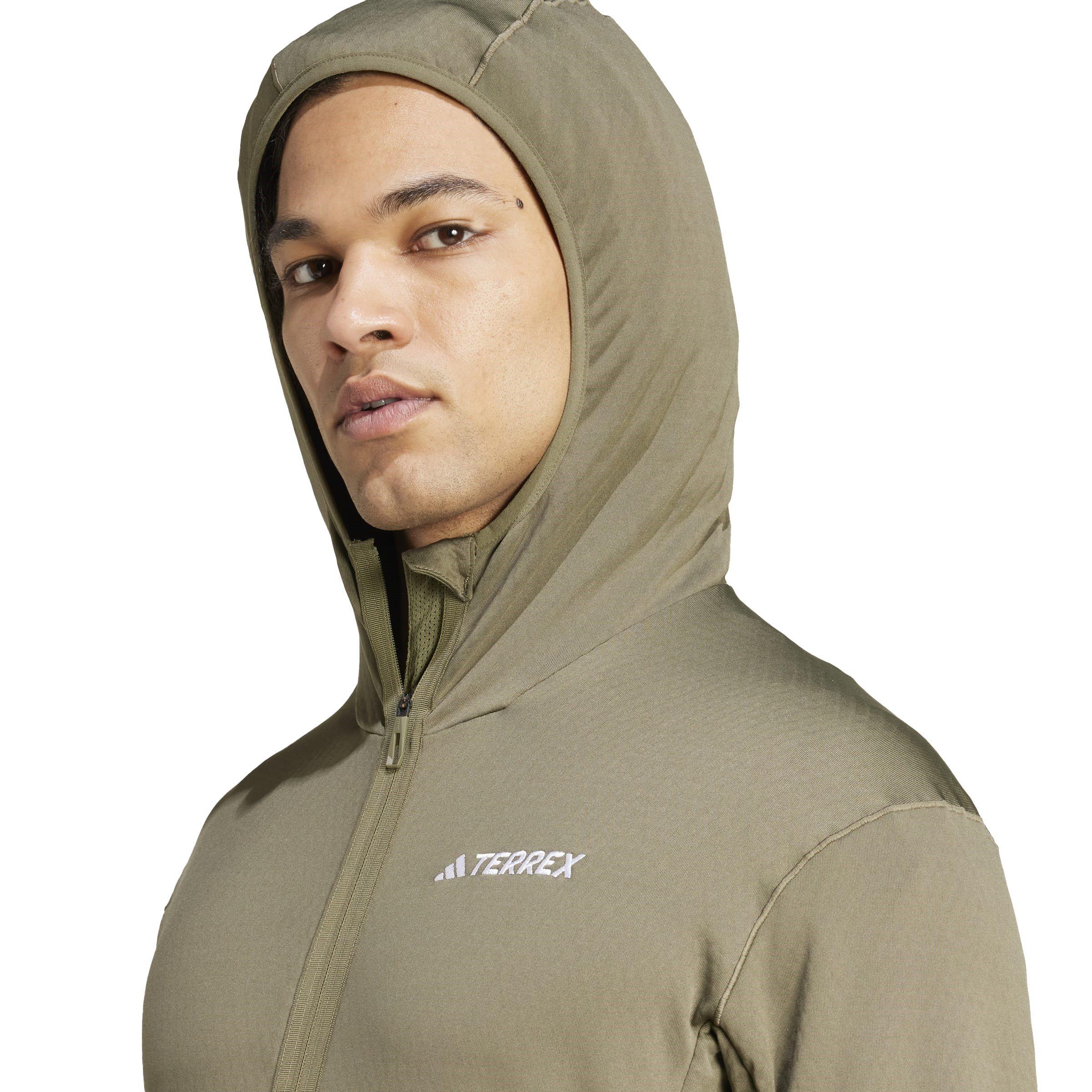 adidas Terrex XPerior Light Fleece Hooded Jacket Mens