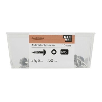 KARWEI afdichtschroef 4,5x50 mm (15 stuks)