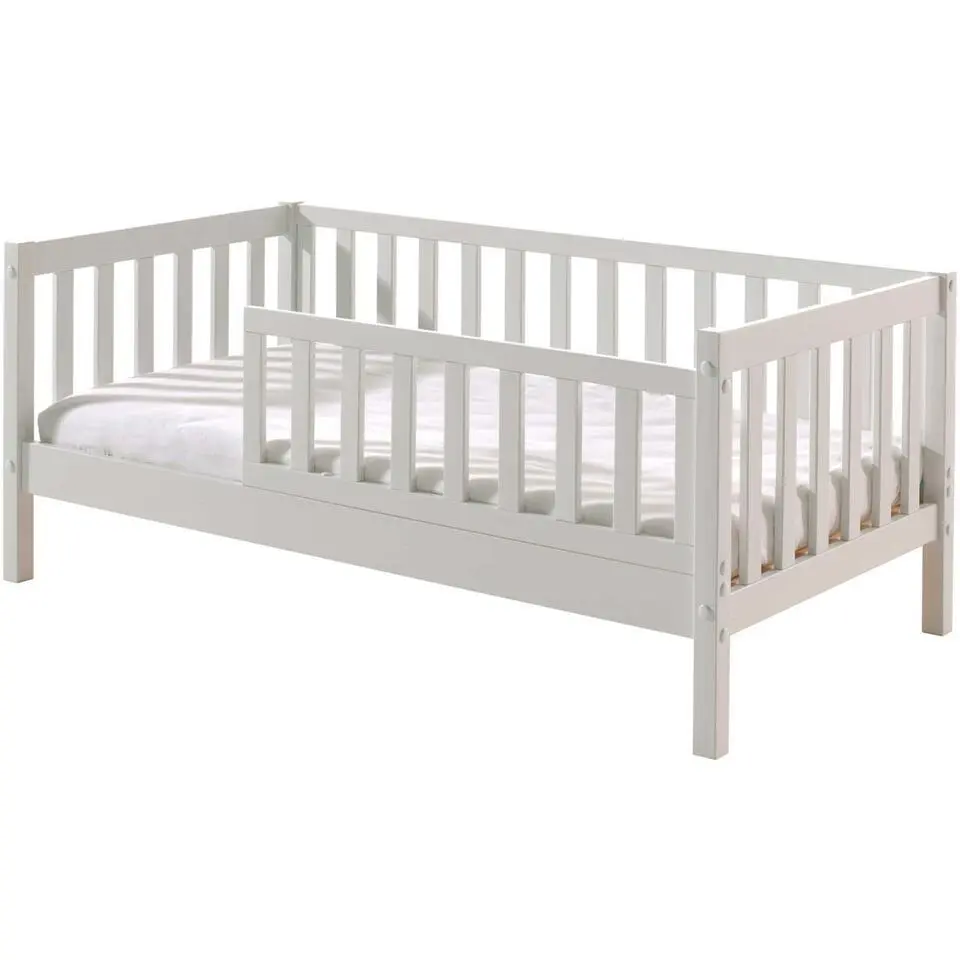 Peuterbed Petronille 70 x 140cm dennenhout - wit