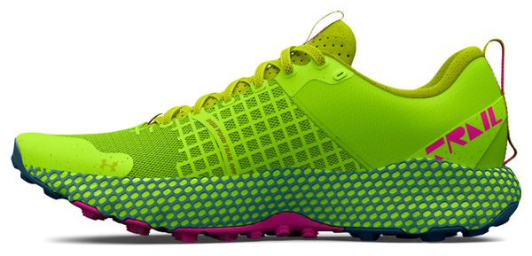 Chaussures de Trail Running Unisexe Under Armour HOVR Dark Sky Ridge Trail Vert Bleu