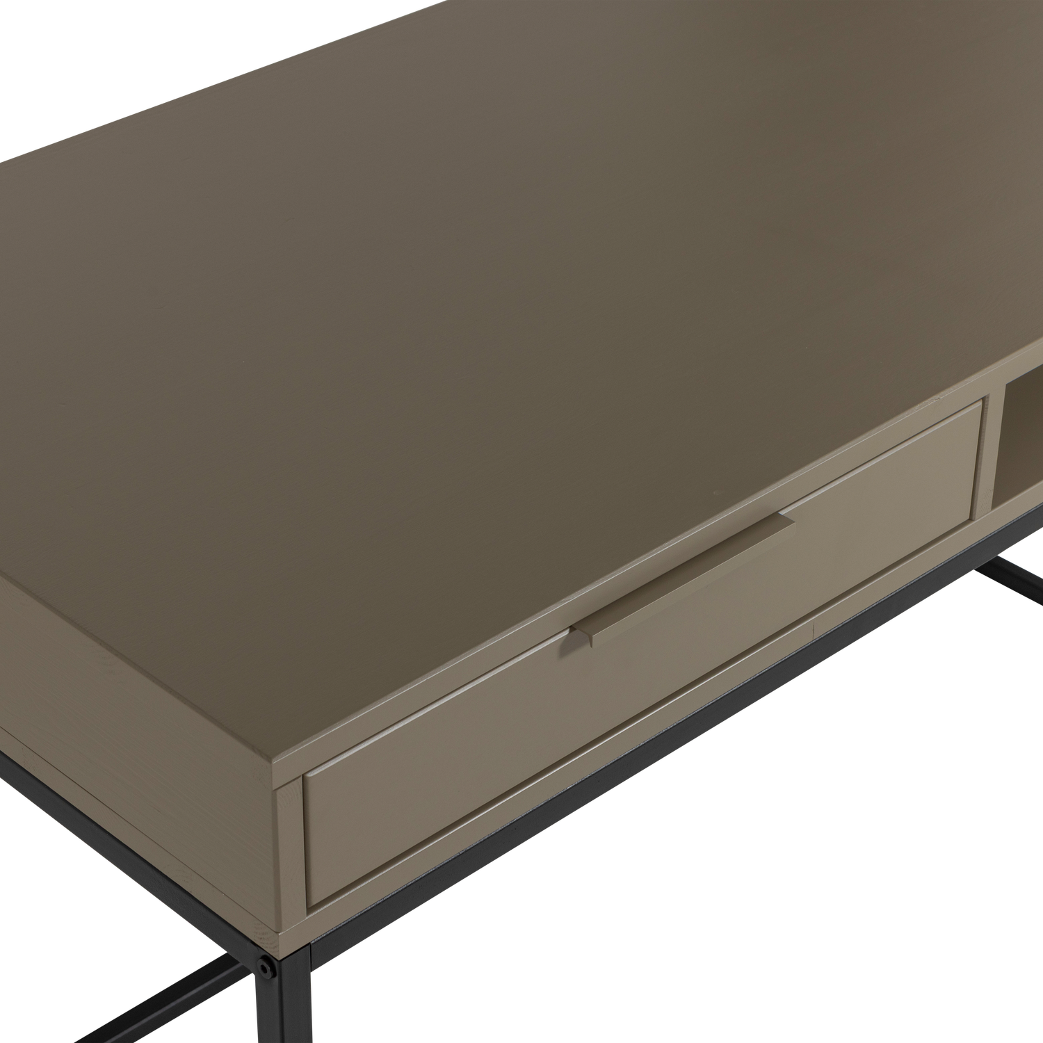 WOOOD Nore Bureau - Grenen - Mud - 75x130x58