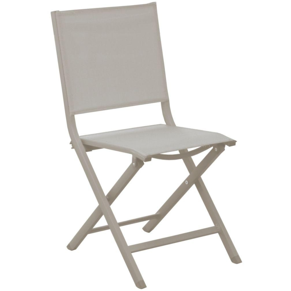 Chaise jardin pliante en aluminium thema