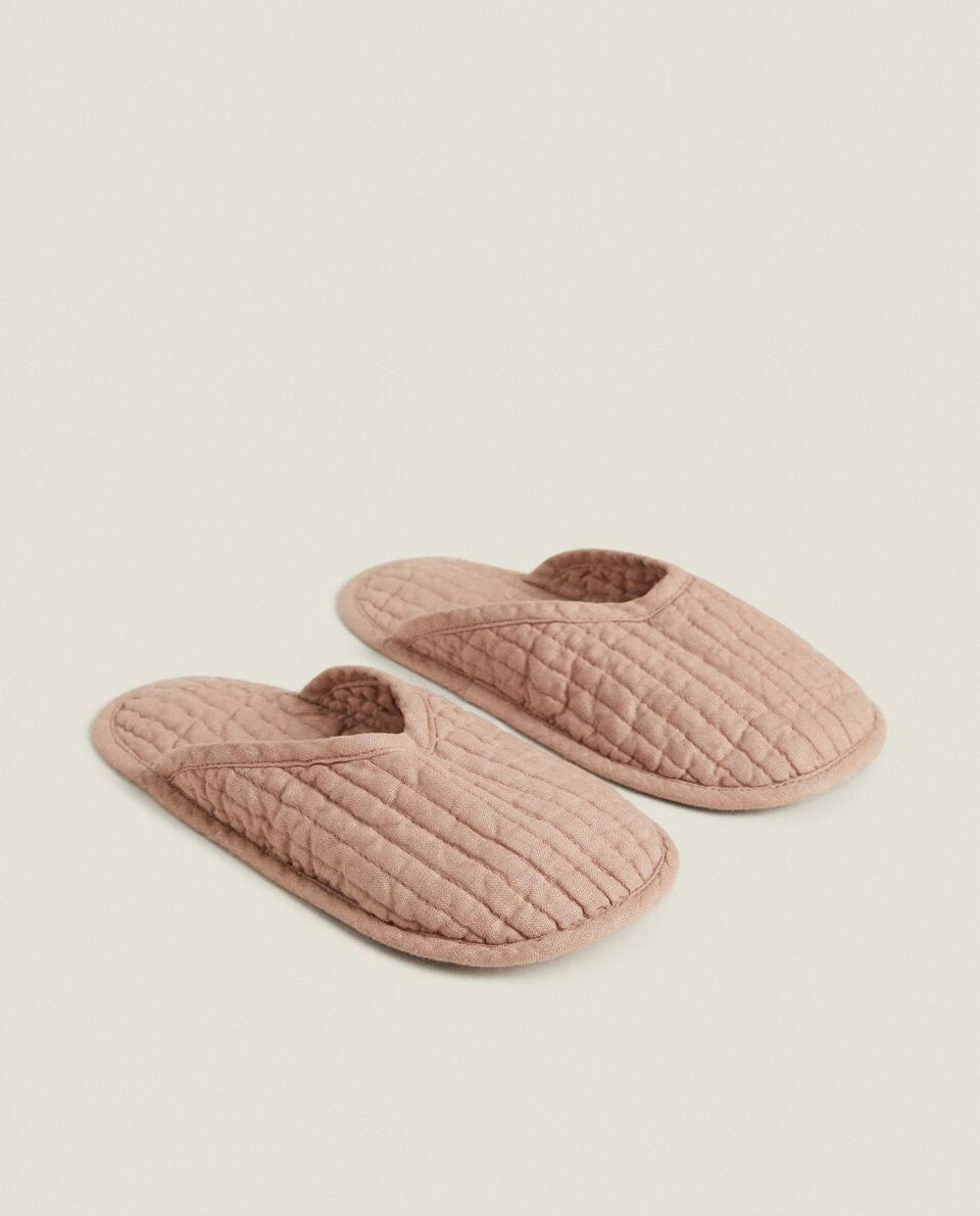 CHINELOS DE LINHO ACOLCHOADOS