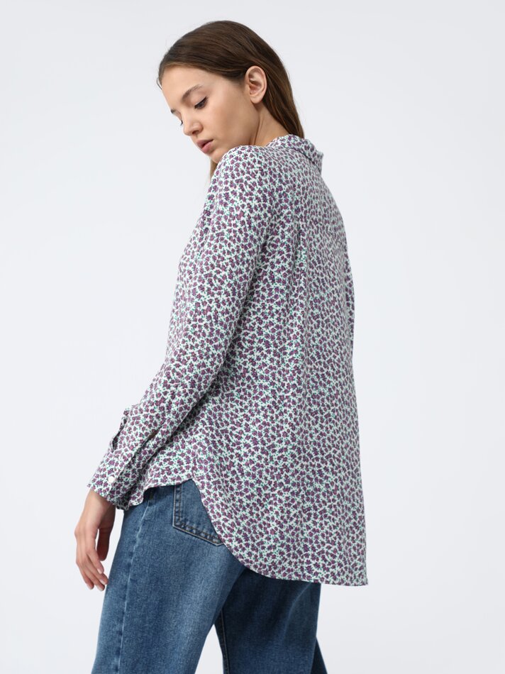 Camisa fluida - Lilás
