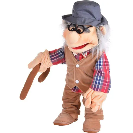 Living Puppets Handpuppe Großvater, 65cm