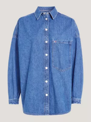 Sobretudo jeans oversized