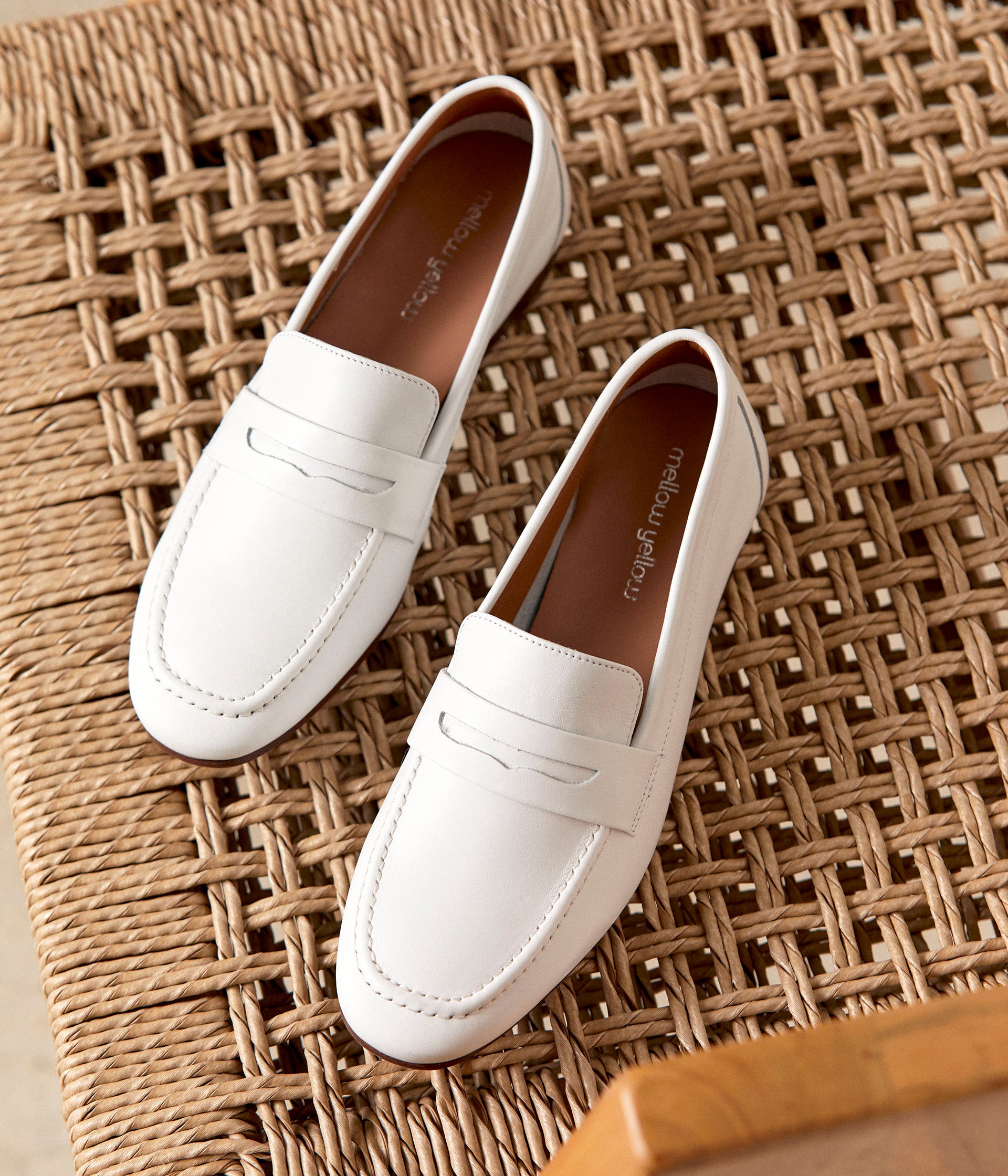 Mocassins blancs Judith