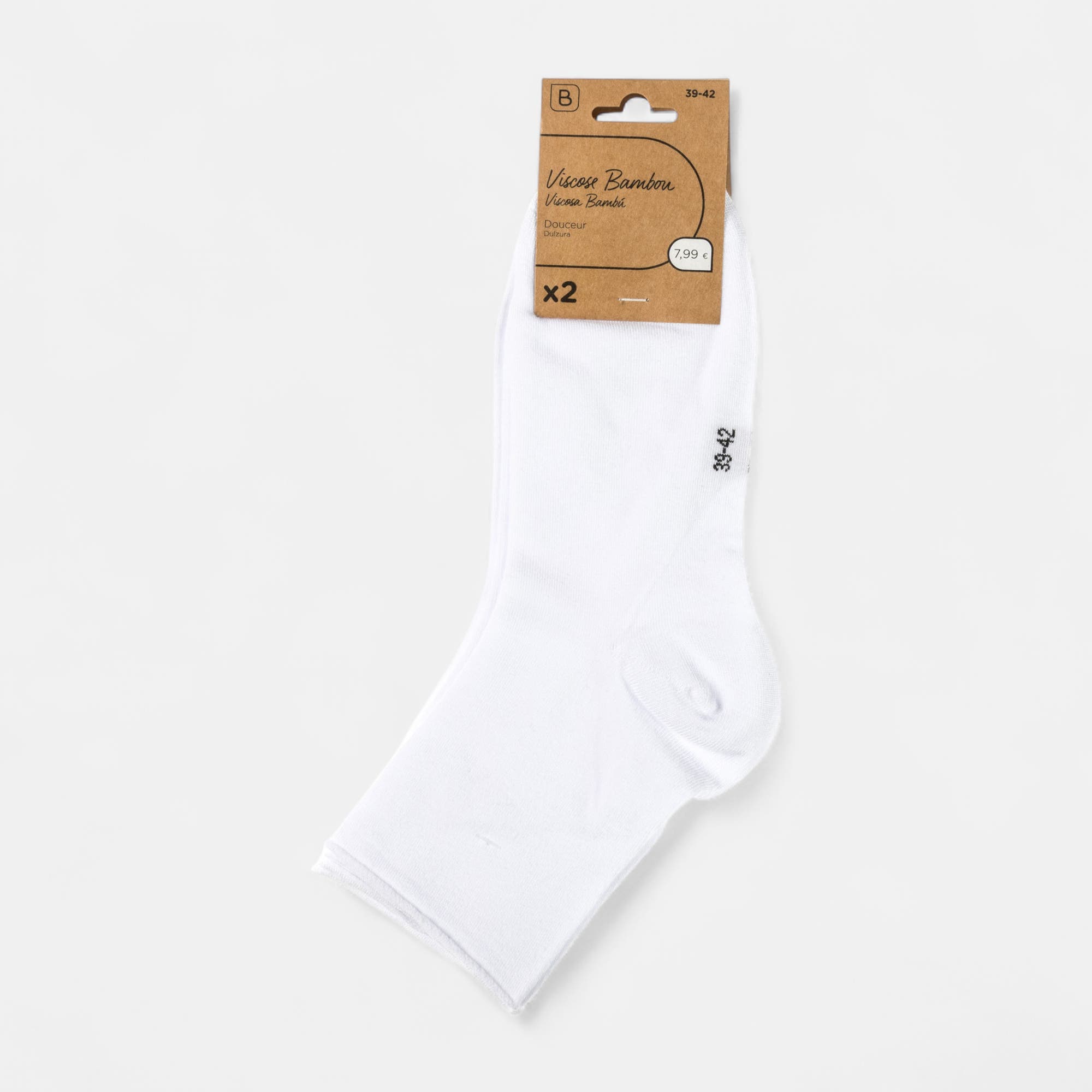 Chaussettes Homme blanc